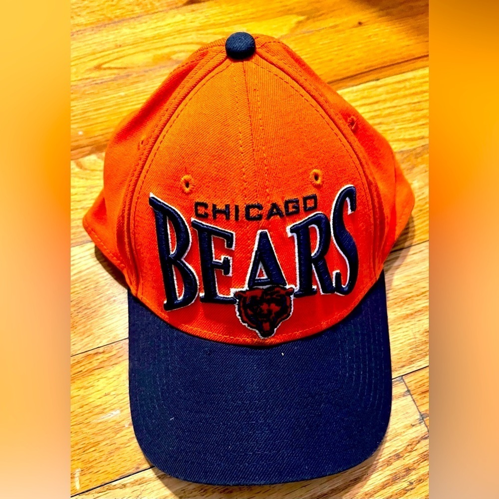 New Era Chicago Bears Youth Hat M L Coin Toss Classic Orange Blue NFL Cap NWOT